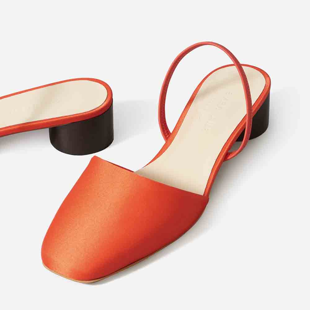 Tapered Square Toe Slingback - Gambar 4
