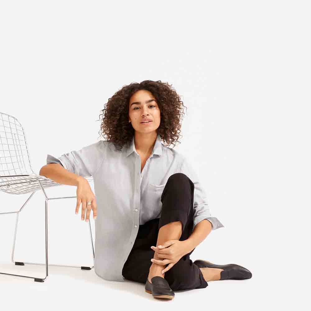 Double-Gauze Relaxed Shirt - Gambar 2